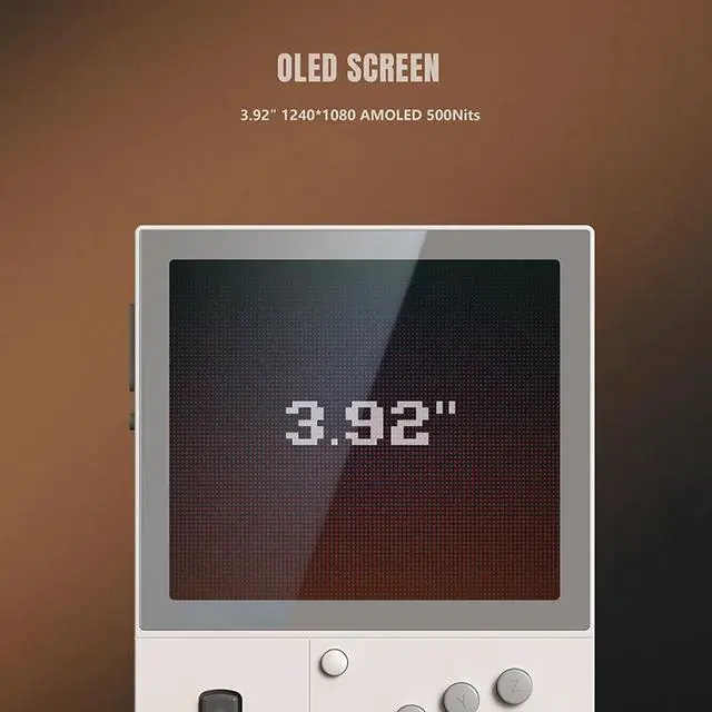 Alt view image 4 of 7 - Pocket Classic Retro Handheld Game Console 3.92" IPS Screen, 6+128GB, Android System, Portable Vintage Gaming Gift