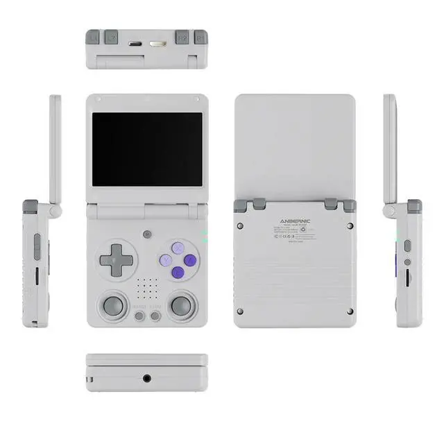Alt view image 2 of 6 - RG34XXSP Mini Retro Clamshell Handheld Game Console 5G WiFi, HDMI TV Output, 3300mAh Battery, Great Gift for Kids