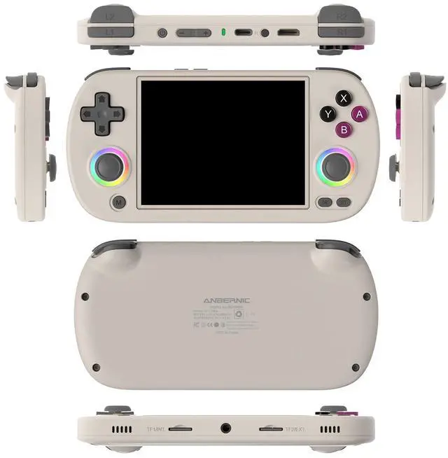 Main image of RG40XX H Handheld Game Console with RGB Lights HD TV Output, Linux Open System, 15000+ Classic Games Built-in