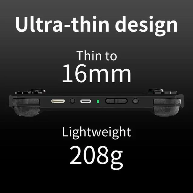 Alt view image 5 of 6 - RG40XX H Handheld Game Console with RGB Lights HD TV Output, Linux Open System, 15000+ Classic Games Built-in