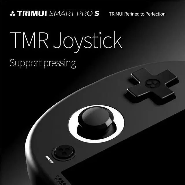 Alt view image 3 of 7 - Portable Smart Pro S Handheld Game Console 4.96" IPS Screen, 5000mAh Battery, Dual Speakers, Linux OS, Multi-Emulator Support for PSP/PS1/N64/DC Games - black