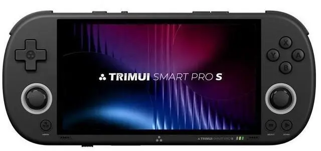 Main image of Portable Smart Pro S Handheld Game Console 4.96" IPS Screen, 5000mAh Battery, Dual Speakers, Linux OS, Multi-Emulator Support for PSP/PS1/N64/DC Games - black