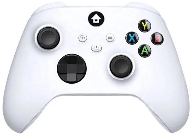 Alt view image 2 of 2 - XB Wireless Controller Joystick BT Connection for XB Series S/X & PC, Strong Vibration Gamepad with 3.5mm Jack & 6-Axis Gyro white