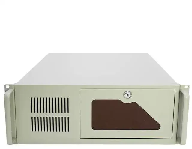 Main image of 4U Standard Industrial Rackmount Chassis 450mm Deep 7-Slot Server Case for DVR HDD Storage & Surveillance Systems - white