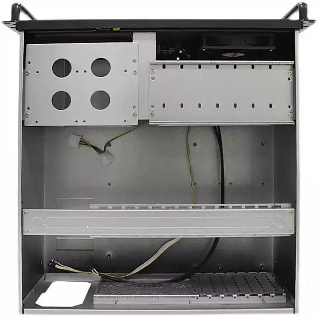 Alt view image 4 of 5 - 4U Industrial Rackmount Chassis for DVR/Surveillance Standard 19" Rackmount Desktop Case, Heavy-Duty Steel, 4U Form Factor for Video Recording & Industrial Systems