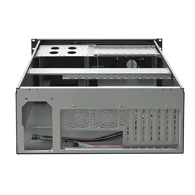 Alt view image 5 of 5 - 4U Industrial Rackmount Chassis for DVR/Surveillance Standard 19" Rackmount Desktop Case, Heavy-Duty Steel, 4U Form Factor for Video Recording & Industrial Systems