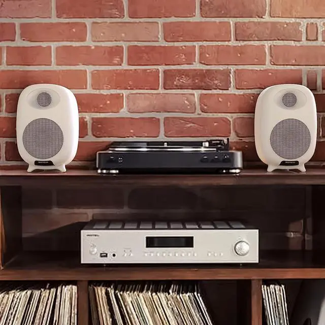 Alt view image 3 of 6 - High-Fidelity 3" Active Bookshelf Speakers 2-Way Stereo HiFi Sound, Audiophile-Grade Audio for Home/Desktop Premium Listening