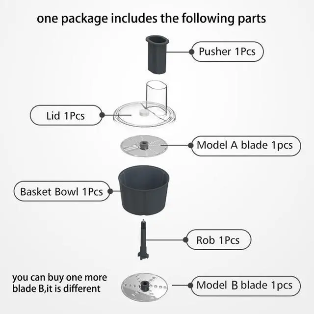 Alt view image 4 of 5 - Multifunctional Vegetable Slicer & Grater Attachment for Thermomix TM5/TM6 Compatible with Vorwerk Kitchen Machine