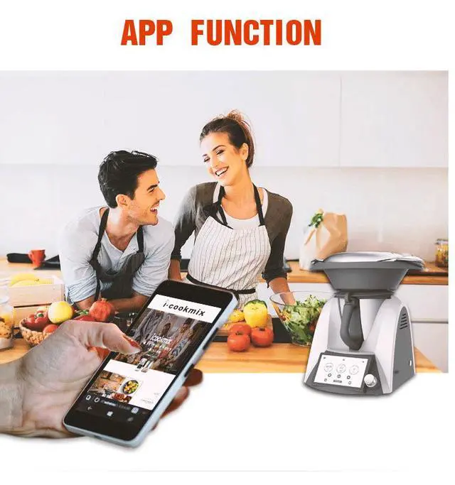 Alt view image 2 of 7 - Multifunctional Food Processor Cutting, Meat Slicing & Stir-Fry Robot, All-in-One Kitchen Cooking Machine