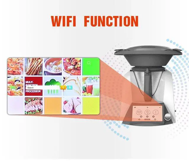 Alt view image 6 of 7 - Multifunctional Food Processor Cutting, Meat Slicing & Stir-Fry Robot, All-in-One Kitchen Cooking Machine