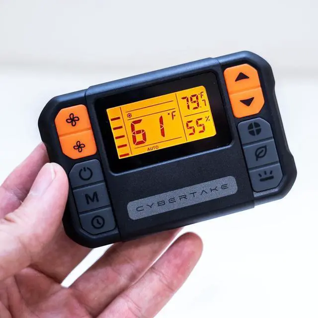 Alt view image 2 of 6 - Wireless Remote Control for CYBERTAKE Portable Air Conditioner, Portable AC for Camping Tent, Magnetic Force