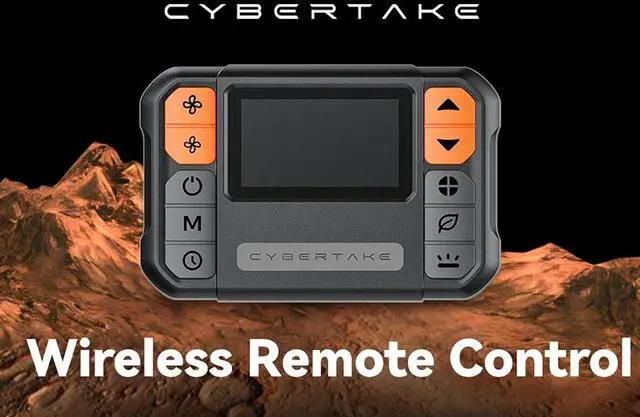Alt view image 5 of 6 - Wireless Remote Control for CYBERTAKE Portable Air Conditioner, Portable AC for Camping Tent, Magnetic Force