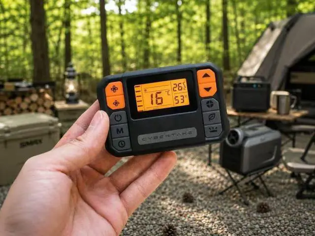 Alt view image 6 of 6 - Wireless Remote Control for CYBERTAKE Portable Air Conditioner, Portable AC for Camping Tent, Magnetic Force