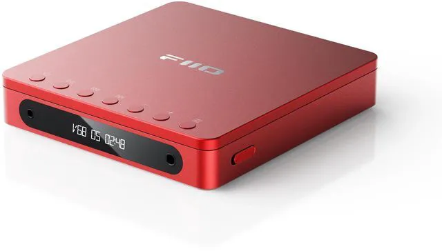 Main image of DM13 Multifunctional Portable Stereo CD Player with Long-Lasting Battery, Supports USB Ripping, Optical/coaxial/3.5mm/4.4mm outputs (Red Bluetooth)