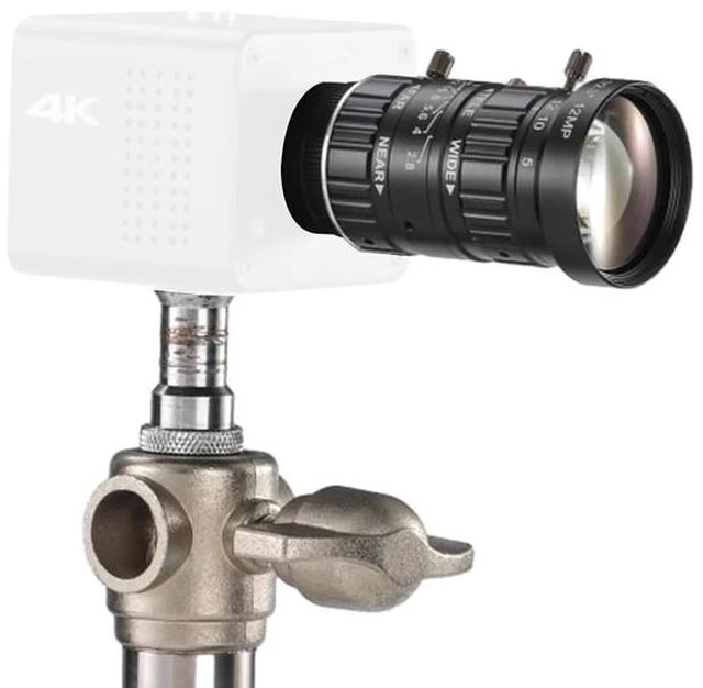 Alt view image 6 of 7 - 5-50mm FA Manual Zoom Lens 12MP C-Mount, Low Distortion, for Industrial Vision / Machine Vision Cameras