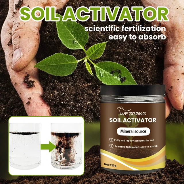 Alt view image 3 of 7 - Soil Activator 120g Plant Growth Supplement for Root Development, Nutrient Enrichment & Soil Conditioning