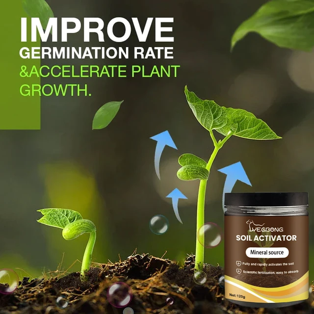 Alt view image 4 of 7 - Soil Activator 120g Plant Growth Supplement for Root Development, Nutrient Enrichment & Soil Conditioning