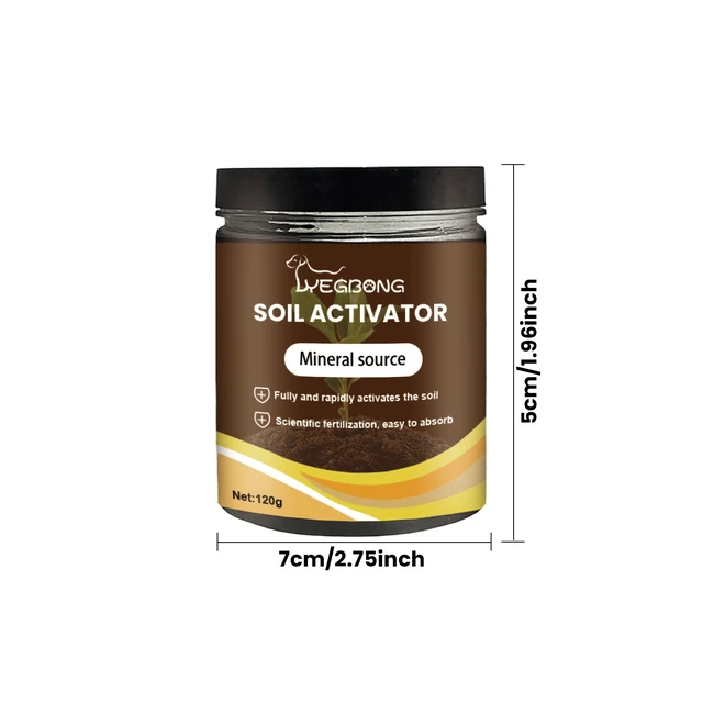Alt view image 7 of 7 - Soil Activator 120g Plant Growth Supplement for Root Development, Nutrient Enrichment & Soil Conditioning