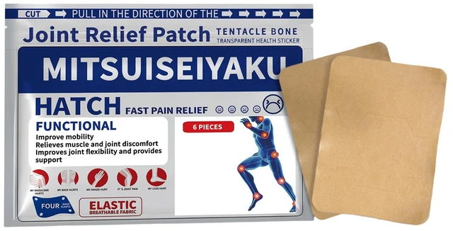 Main image of 6pieces, Joint Care Patch Gentle Moisturizing & Soothing Adhesive Patch for Daily Skin Comfort and Joint Support