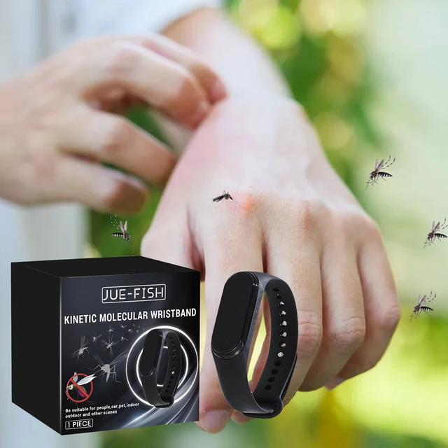 Alt view image 5 of 7 - Mosquito Repellent Watch Portable Outdoor Camping Anti-Mosquito Bracelet, Silicone Comfort Fit, Gentle Bug Protection for Adults & Kids