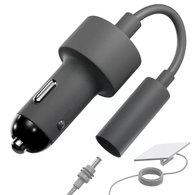 Alt view image 2 of 6 - Starlink Mini Cigarette Lighter to DC Power Cord 12-24V Wide Input, Regulated 20V Output, Built-in Fuse Protection, Weatherproof Connector