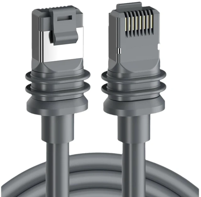 Alt view image 6 of 7 - Starlink Gen3 Outdoor Ethernet Extension Cable & Adapter V3 Network Connector Cord for Standard Gen 3 Dish - 2M(6.55FT)
