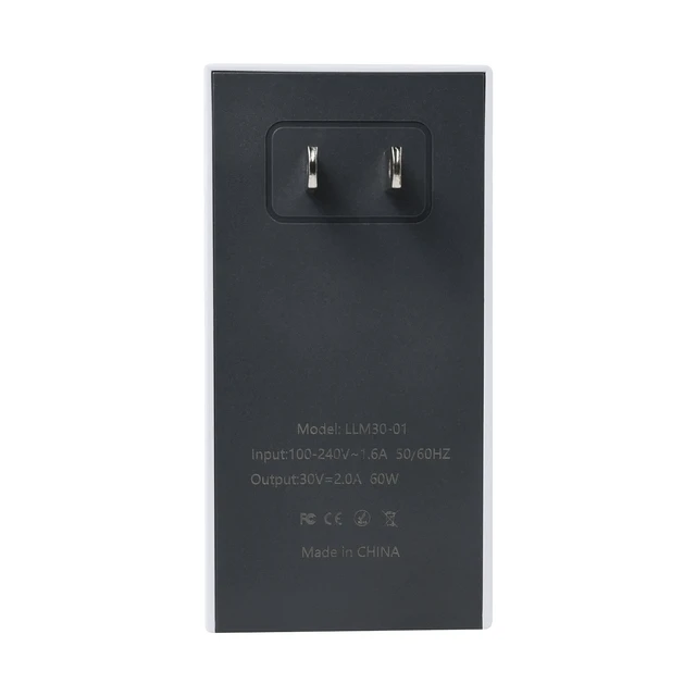 Alt view image 4 of 7 - Power Adapter for Gen 4 Mini 60W 30V 2A High-Power Charger, US Plug, Plug-and-Play