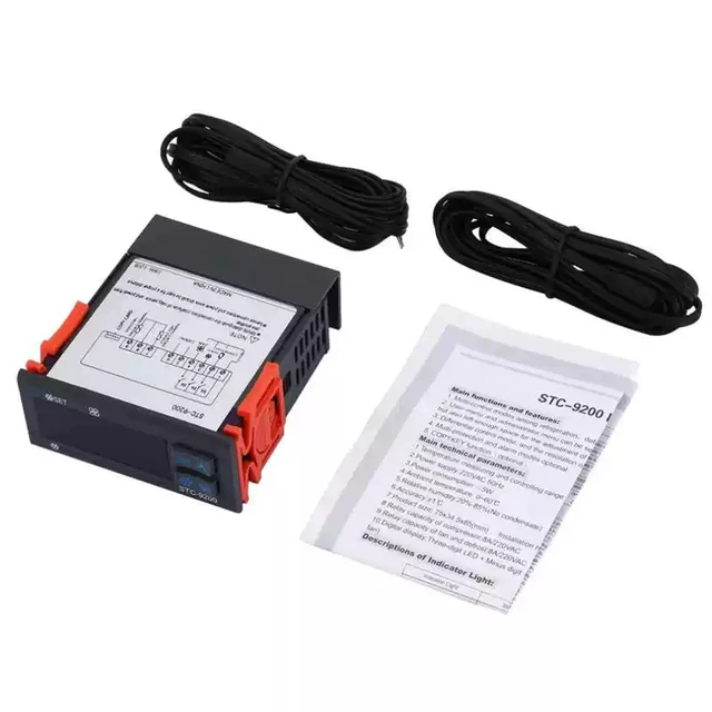 Alt view image 2 of 5 - STC-9200 Refrigeration Defrost Fan Controller Electronic Temperature Controller for Cold Storage, Refrigerator & Freezer