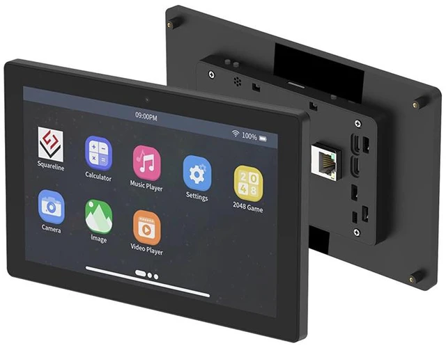 Main image of 7" IPS Capacitive Touch Display Development Board ESP32-P4 + ESP32-C6 Dual-Core, with 2MP Camera, 1024×600, WiFi 6 & Bluetooth 5, for HMI/AI Vision/Smart Home