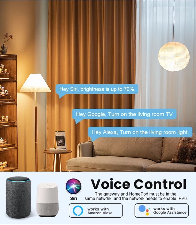 Alt view image 5 of 7 - Matter Gateway Smart Home Network Hub Combo Matter Protocol Multi-Mode Wired Gateway, Supports Zigbee + Thread + Ethernet, Whole-Home Smart Control Hub
