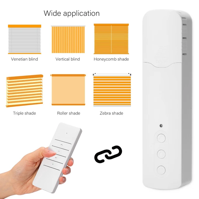 Alt view image 7 of 7 - Electric Bead Chain Roller Blind Motor Indoor Tuya Smart, WiFi Wireless Smart Electric Curtain, No Battery Included, US Plug