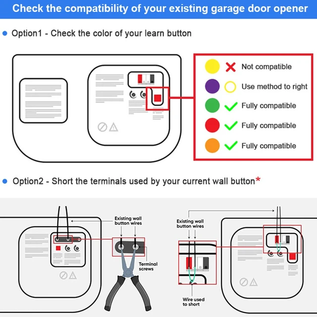 Alt view image 4 of 6 - WiFi Garage Monitor Night Vision Smart Garage Door Camera, HD Mini Wireless Alarm