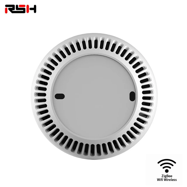 Alt view image 2 of 6 - Smart Home ZigBee Alarm Smoke Detector, Multi-Scenario Smoke Sensing, Tuya Smart Alarm