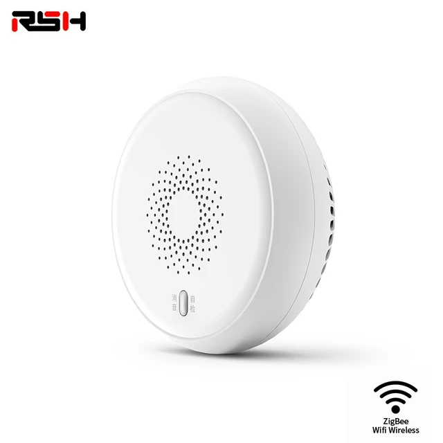 Alt view image 4 of 6 - Smart Home ZigBee Alarm Smoke Detector, Multi-Scenario Smoke Sensing, Tuya Smart Alarm