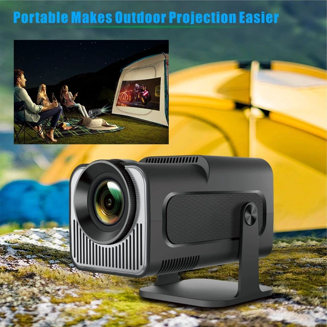 Alt view image 4 of 7 - HY320mini Z2 Wired Screen Mirroring Projector Portable Home Projector, HD Phone Projection, Black, Wired Casting Only