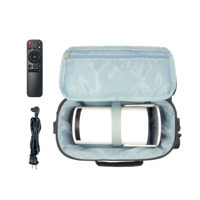 Alt view image 3 of 5 - Carrying Case for HY300/HY320 Barrel Projector Moisture-Proof Portable Storage Box, Black
