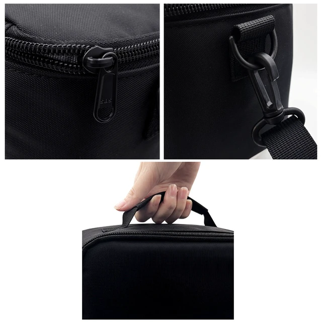 Alt view image 4 of 5 - Carrying Case for HY300/HY320 Barrel Projector Moisture-Proof Portable Storage Box, Black