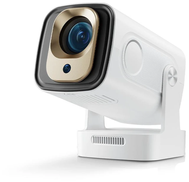 Alt view image 7 of 7 - HY260Pro Projector H713 Chip, Android 11 Smart System, HD 4K, Auto-Focus Barrel Projector, Android Version, White