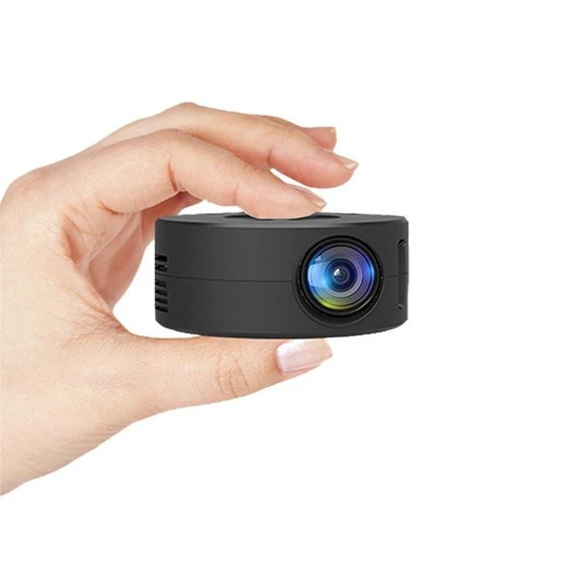 Main image of Mini YT200 Home Projector Micro Portable Mini Small Children's Phone Projector, Compact Home Projector - black