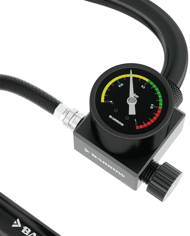 Alt view image 3 of 7 - Barrow Manual Air Pressure Leak Tester for PC Water Cooling System, Portable Loop Seal Tester, Fast Airtightness Detection Tool for Water-Cooled Computers