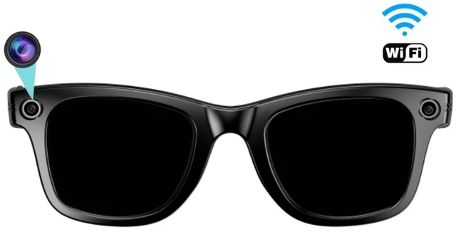 Alt view image 4 of 4 - W610 Smart Glasses 8MP AI Camera, Bluetooth Calling, High-Tech Sunglasses, UV Protection