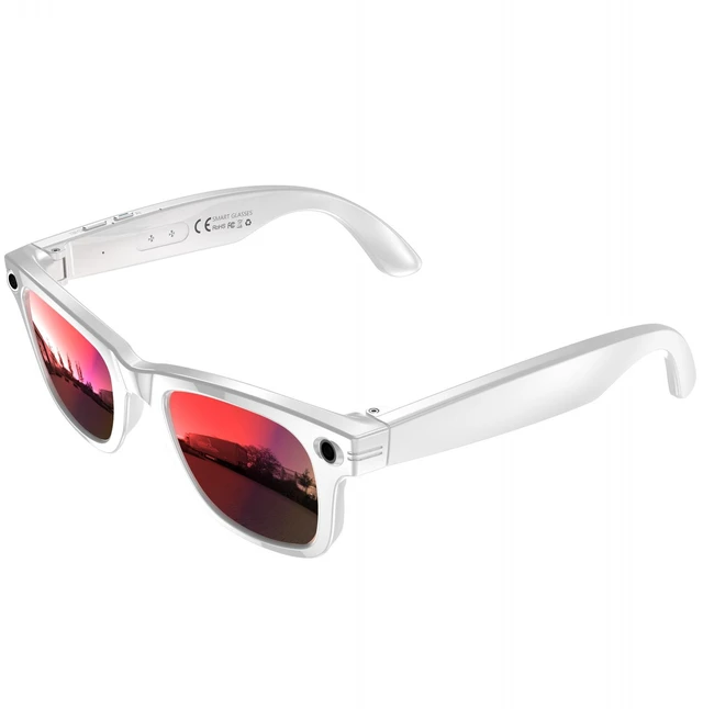 Alt view image 2 of 4 - W610 Smart Glasses 8MP AI Camera, Bluetooth Calling, High-Tech Sunglasses, UV Protection