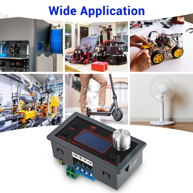 Alt view image 7 of 7 - 42/57 Stepper Motor Driver Controller for NEMA 17/23 Integrated Stepper Driver Module with Forward Reverse Speed Control, LCD Display Motor Controller for CNC DIY Automation