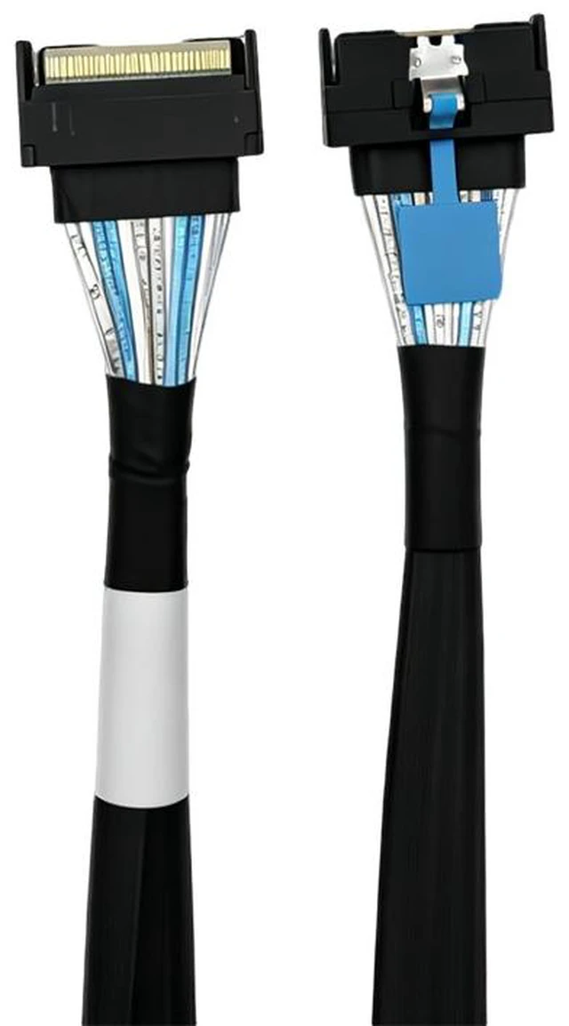 Main image of MCIO 5.0 Cable 50CM, MCIO 8i to MCIO 8i PCIe Gen5 Cable, 50cm Internal Server Cable for MCIO to PCIe Adapter Card, GPU / U.2 SSD Extension