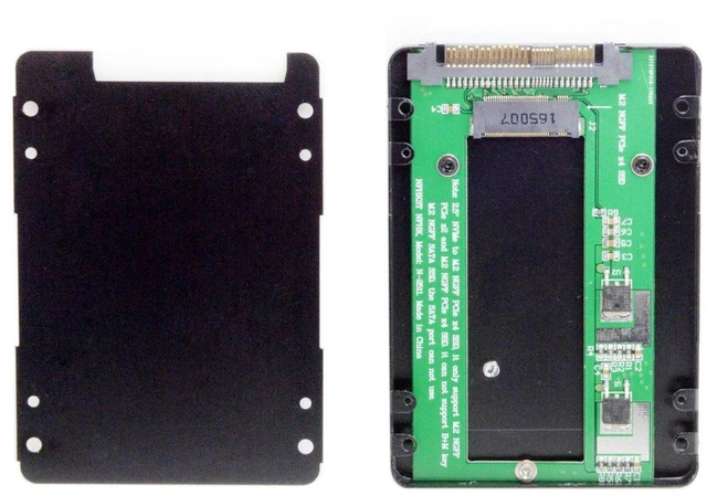 Alt view image 2 of 7 - SFF-8639 U.2 to NVMe M.2 M-Key NGFF PCIe SSD for Case Enclosure Converter Adapter PCIe M2