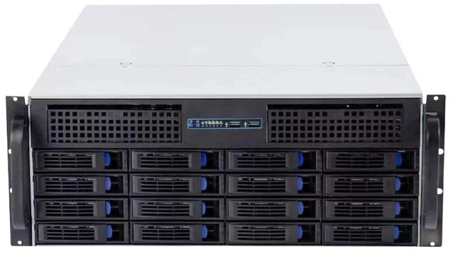 Main image of R4416 4U Server Chassis 16-Bay Hot-Swap, SFF-8643 Backplane, 7 Slots, 3x 120mm + 2x 80mm Fans