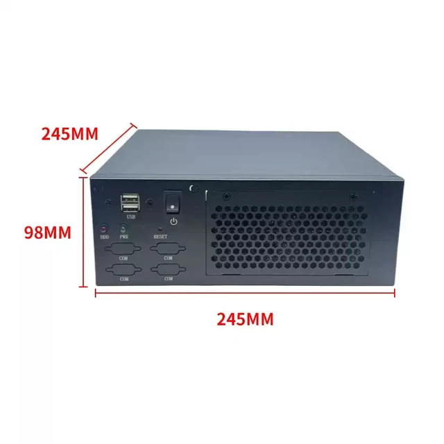 Alt view image 7 of 7 - Advantech EPC-B2000 Wall-Mount Industrial Chassis (Chassis Only) Supports 17×17 ITX, for Embedded/Edge Computing