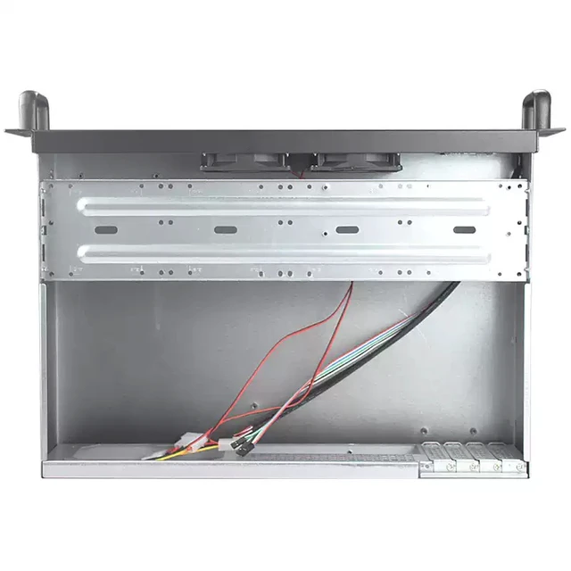 Alt view image 3 of 4 - 2U Short 300mm Depth Industrial Chassis (Chassis Only) Supports MATX Motherboard, Standard PC/ATX PSU, Multi-Drive Bays, 4 Low-Profile Slots, for NAS/Virtualization/Server