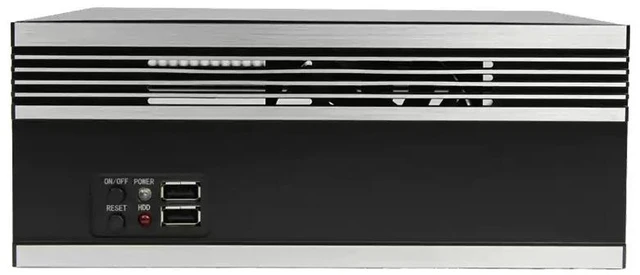 Main image of ITX Mini Industrial Chassis (Chassis Only) Supports 17×17cm ITX, 1 Slot, 1x 8cm Fan, for HTPC/Industrial Control/Small Case