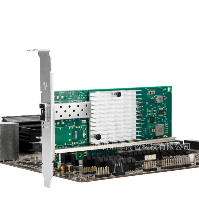 Alt view image 2 of 4 - 82599 10G SFP+ Fiber Network Card PCI-E X4 Single Port, X520-DA1 Compatible, Supports PXE/UEFI, for Server/10GbE Network